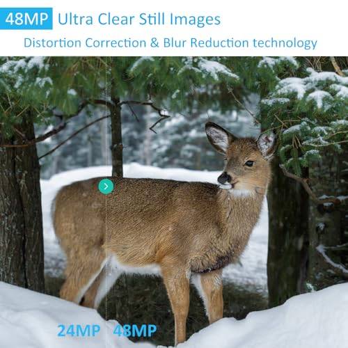 48MP 1296p Night Vision Waterproof Trail Camera I744873