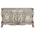 Vintage Bone White Dresser Q785