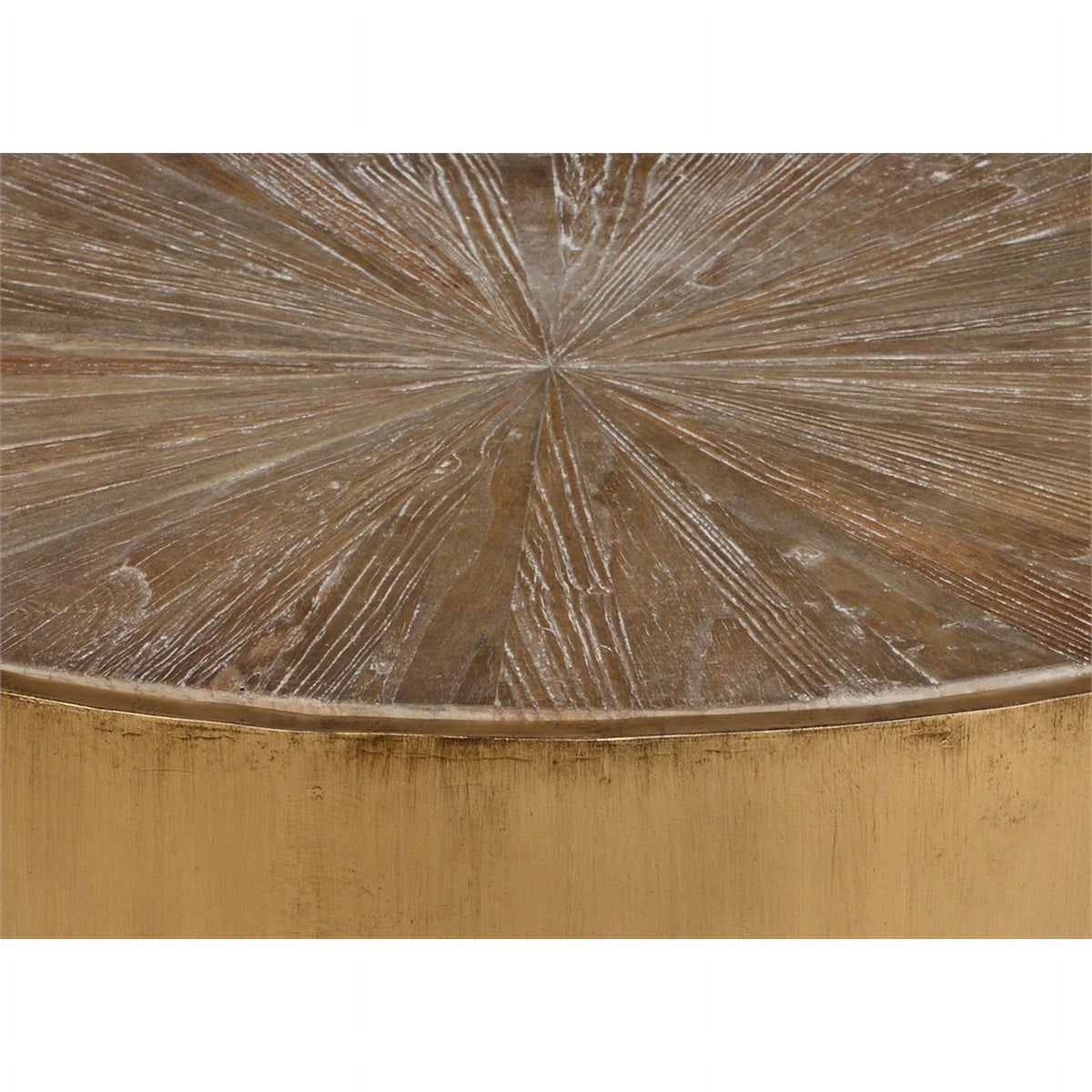 Wood and Metal Coffee Table P416