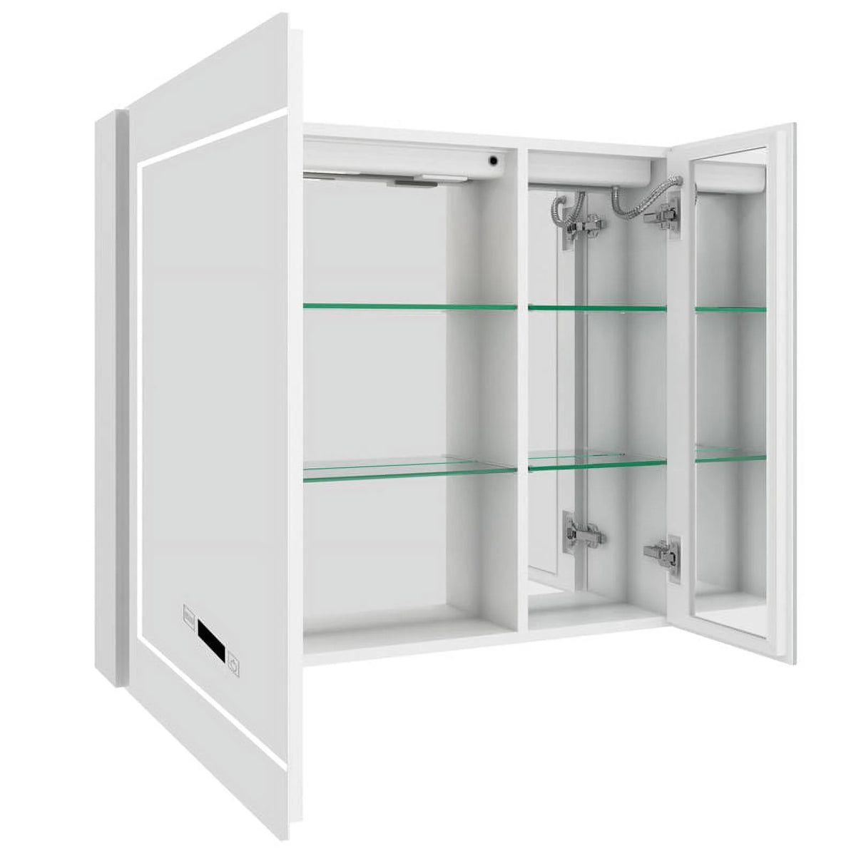 White LED Bathroom Mirror Cabinet D4167