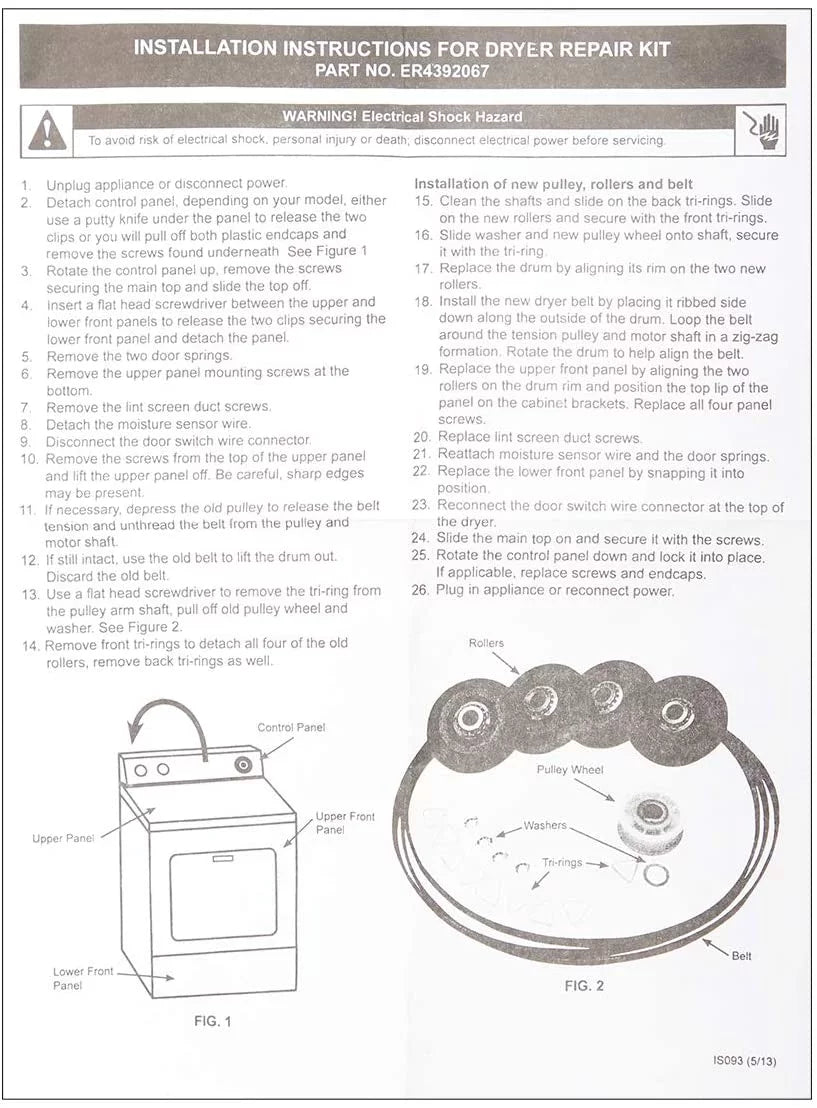 Dryer Repair Kit S8795