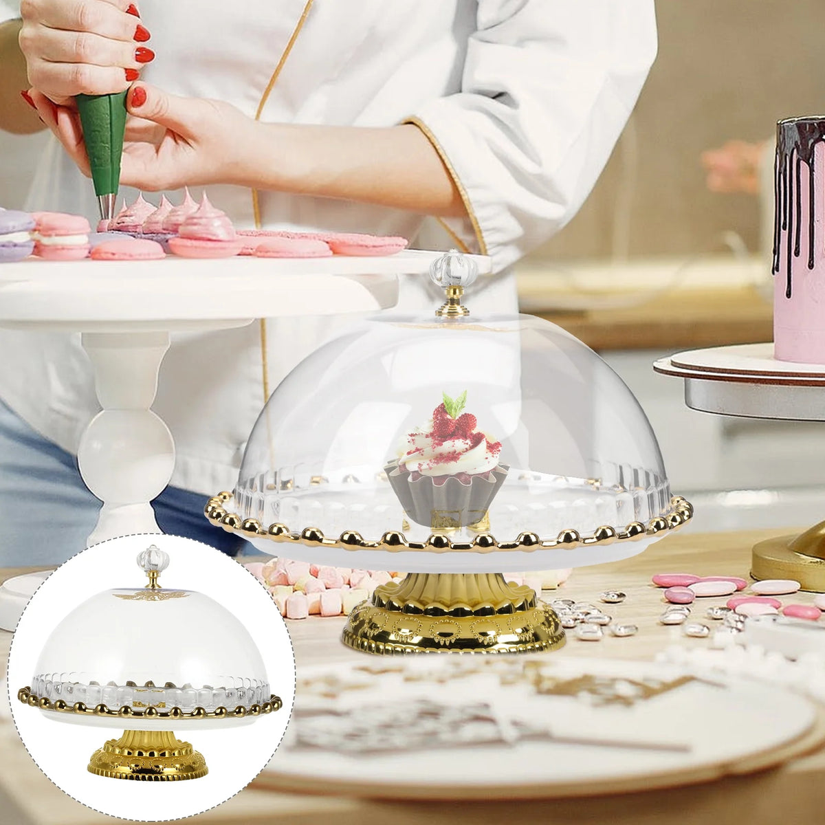 Ceramic Cake Stand Display Tray Z55093
