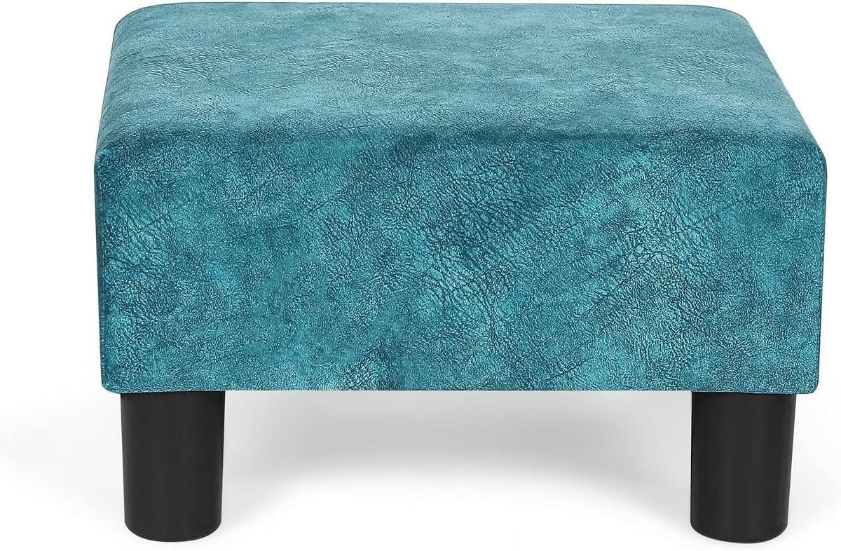 Blue Square Ottoman Footstool X14104