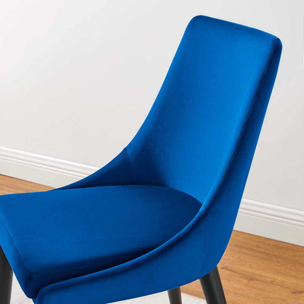 Blue Velvet Dining Chair D60087