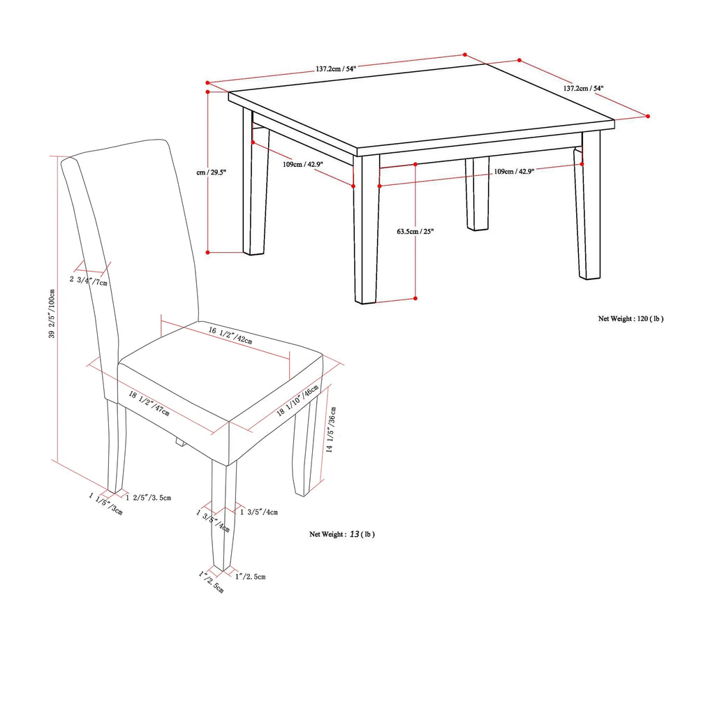 9 Piece Dining Set H8152