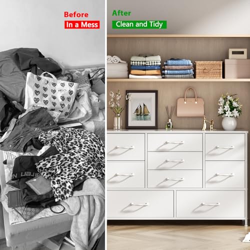 Black Oak 9 Drawer Wood Dresser S56768