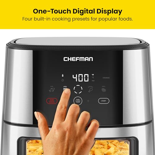 XL 8-Qt One-Touch Digital Control Nonstick Dishwasher-Safe Air Fryer P7046