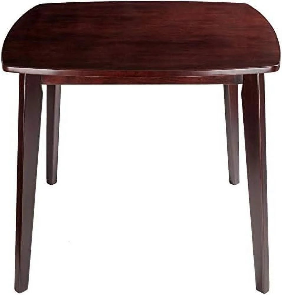 34" Square Solid Wood Dining Table in Walnut K752