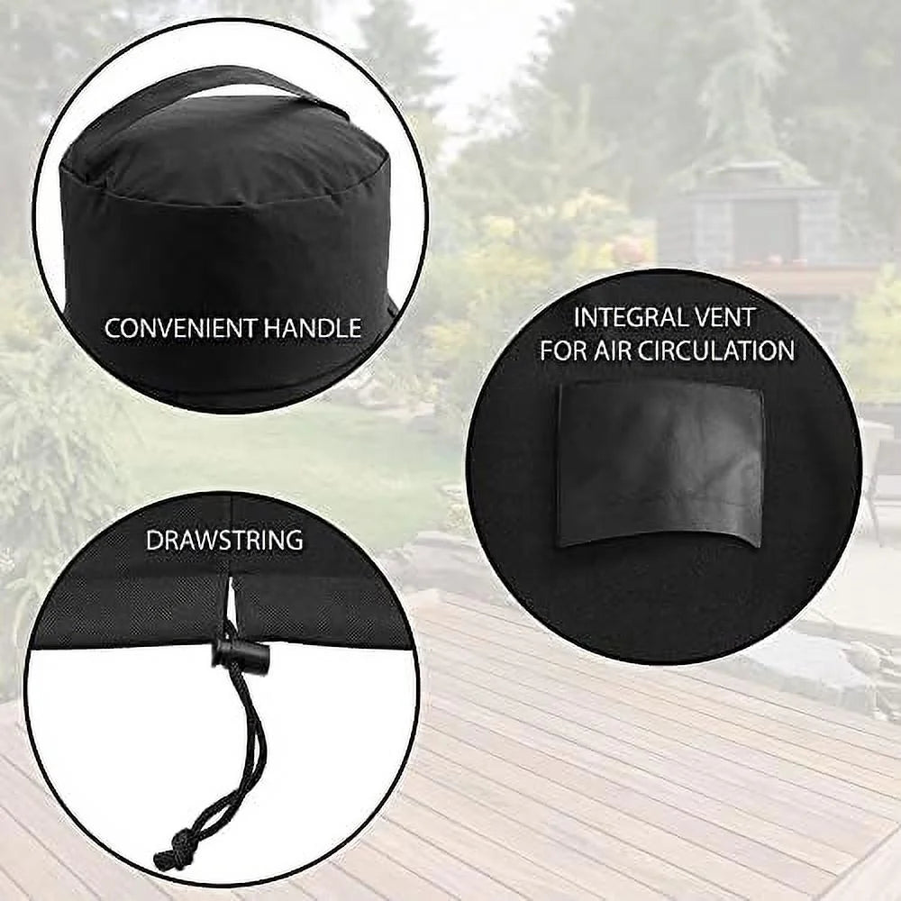 Ceramic Grill Cover, Universal Fit, Heavy-Duty Waterproof Fade Resistant Fabric B628064