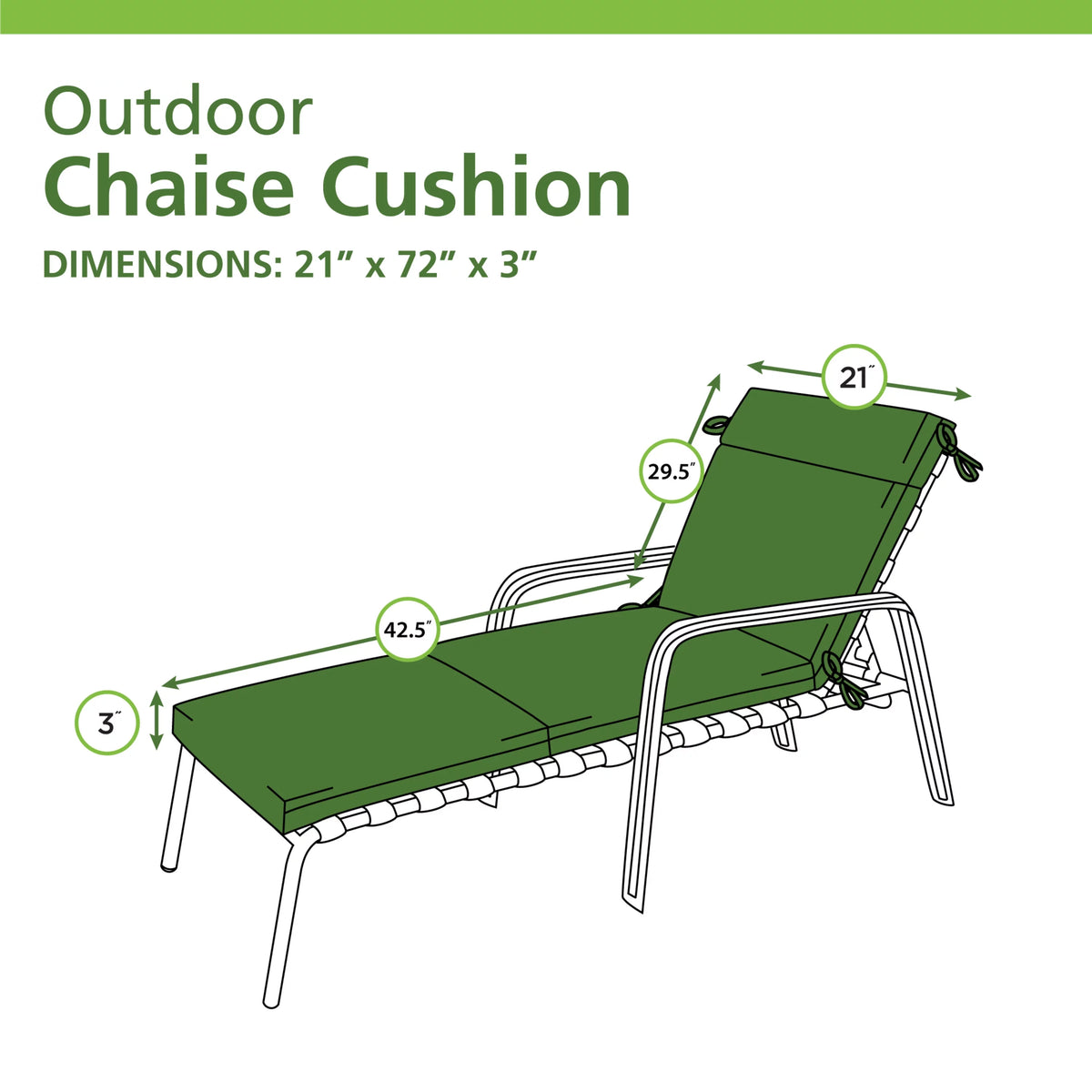 Indigo Blue Rectangle Chaise Lounge Cushion B3030