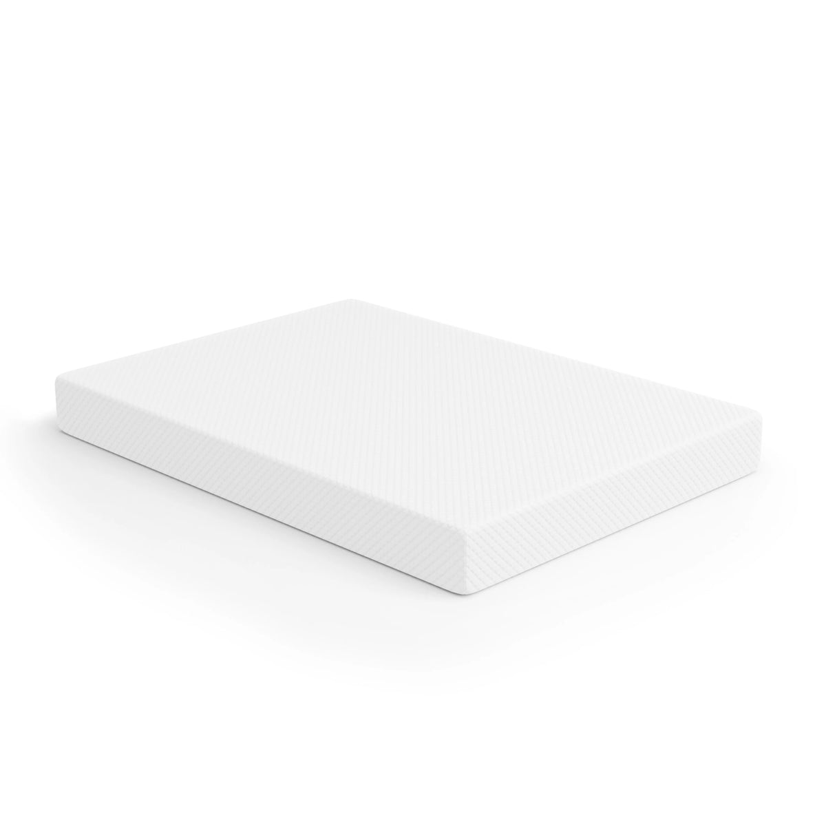 Solid Wood Queen Platform Bed with Memory Foam Mattress Y204782