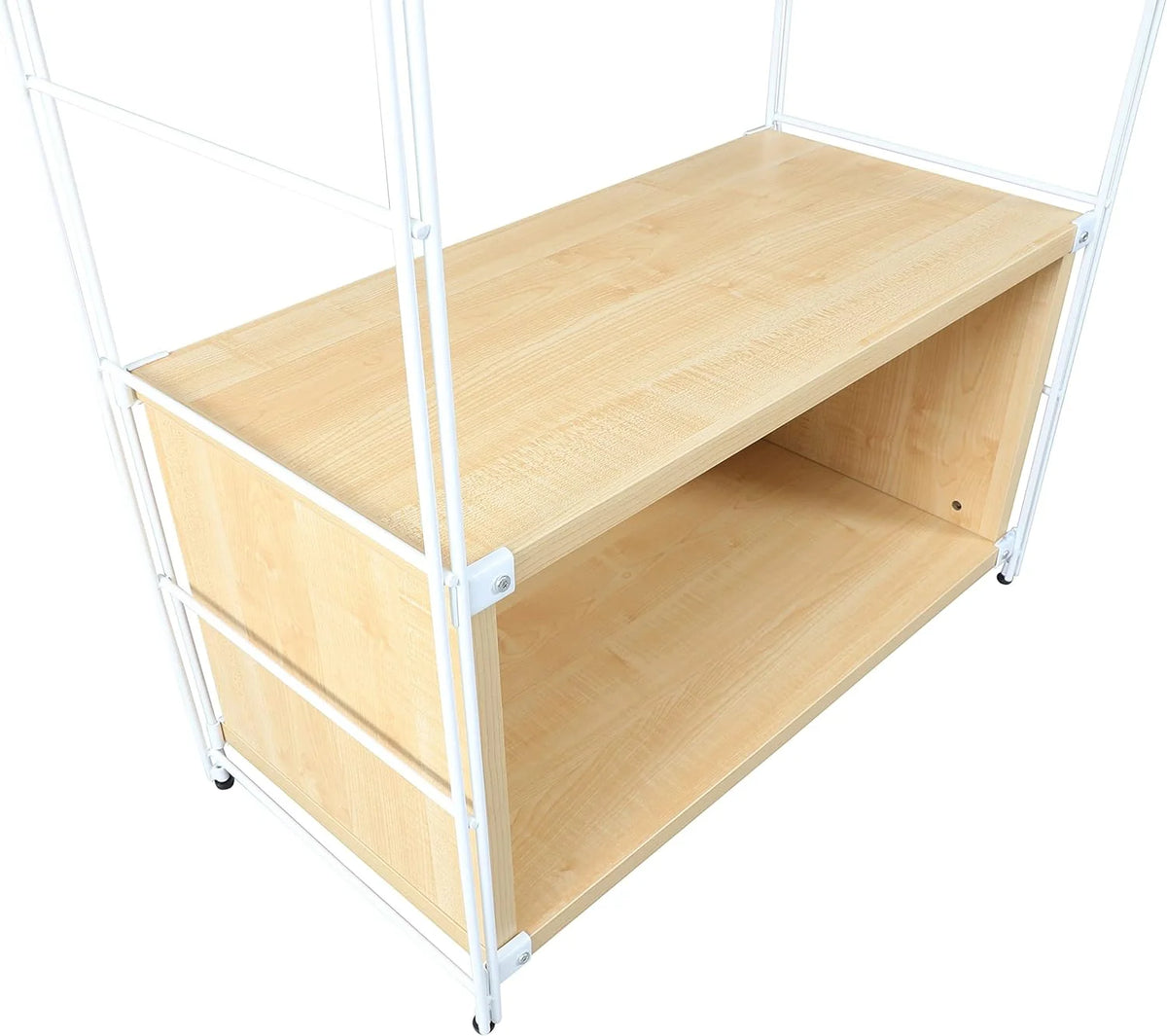 4 Shelves Bookcase with Steel Frame V4592