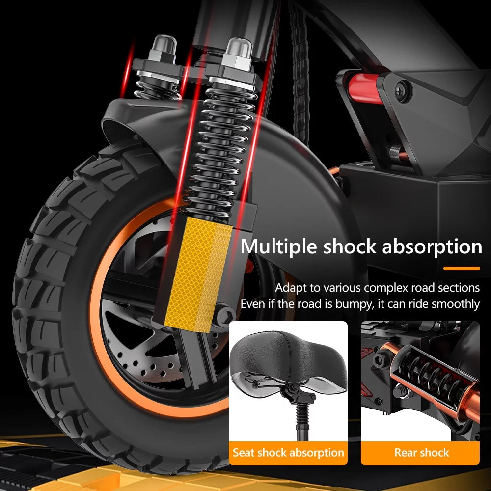 800W Foldable Electric Scooter 28 MPH 22 Miles 10 inch Tires C251