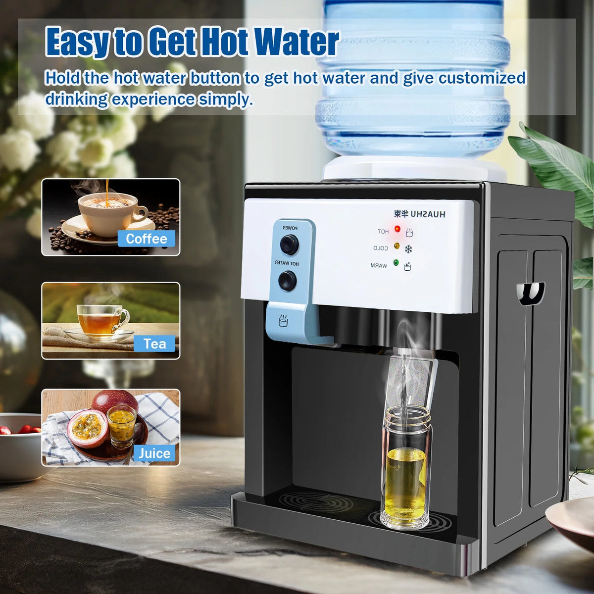 Electric Countertop Hot and Cold Water Dispenser W5597