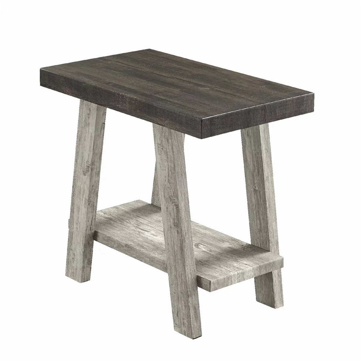 Wood Shelf End Table S30496