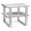 Wood and Marble End Table U752695