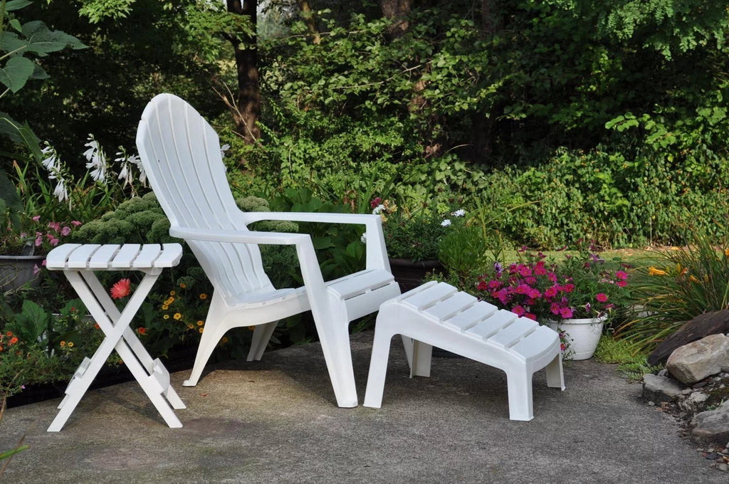 White Plastic Side Table P729