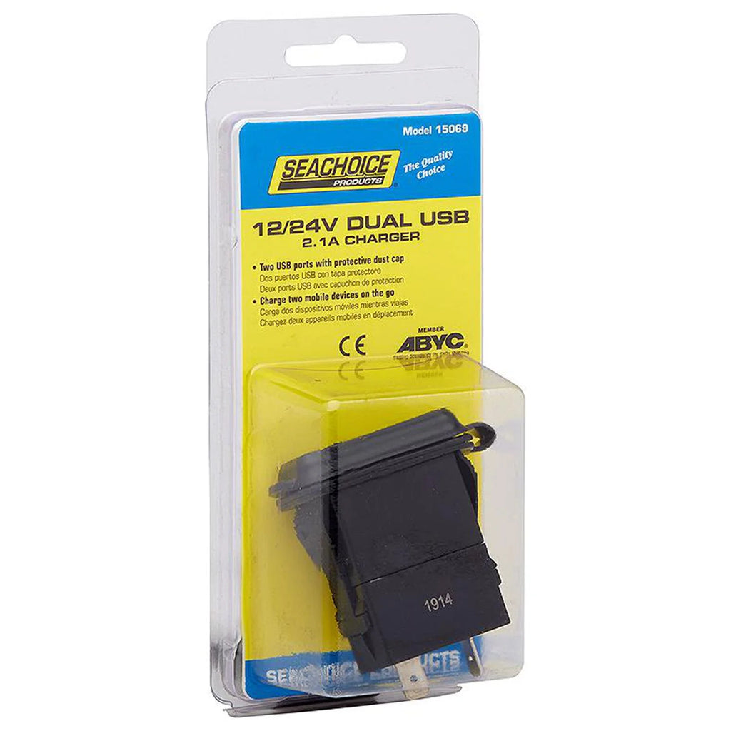 12-24V Dual USB Outlet 2.1A D128642