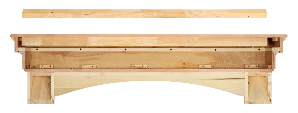 Unfinished Wood Mantel Shelf B65246