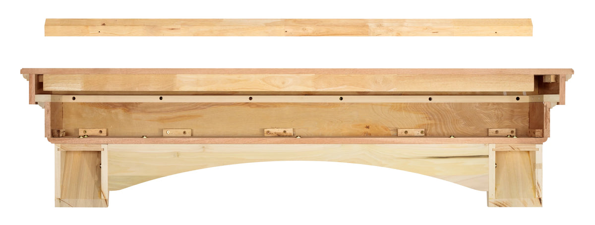 Unfinished Wood Mantel Shelf B65246