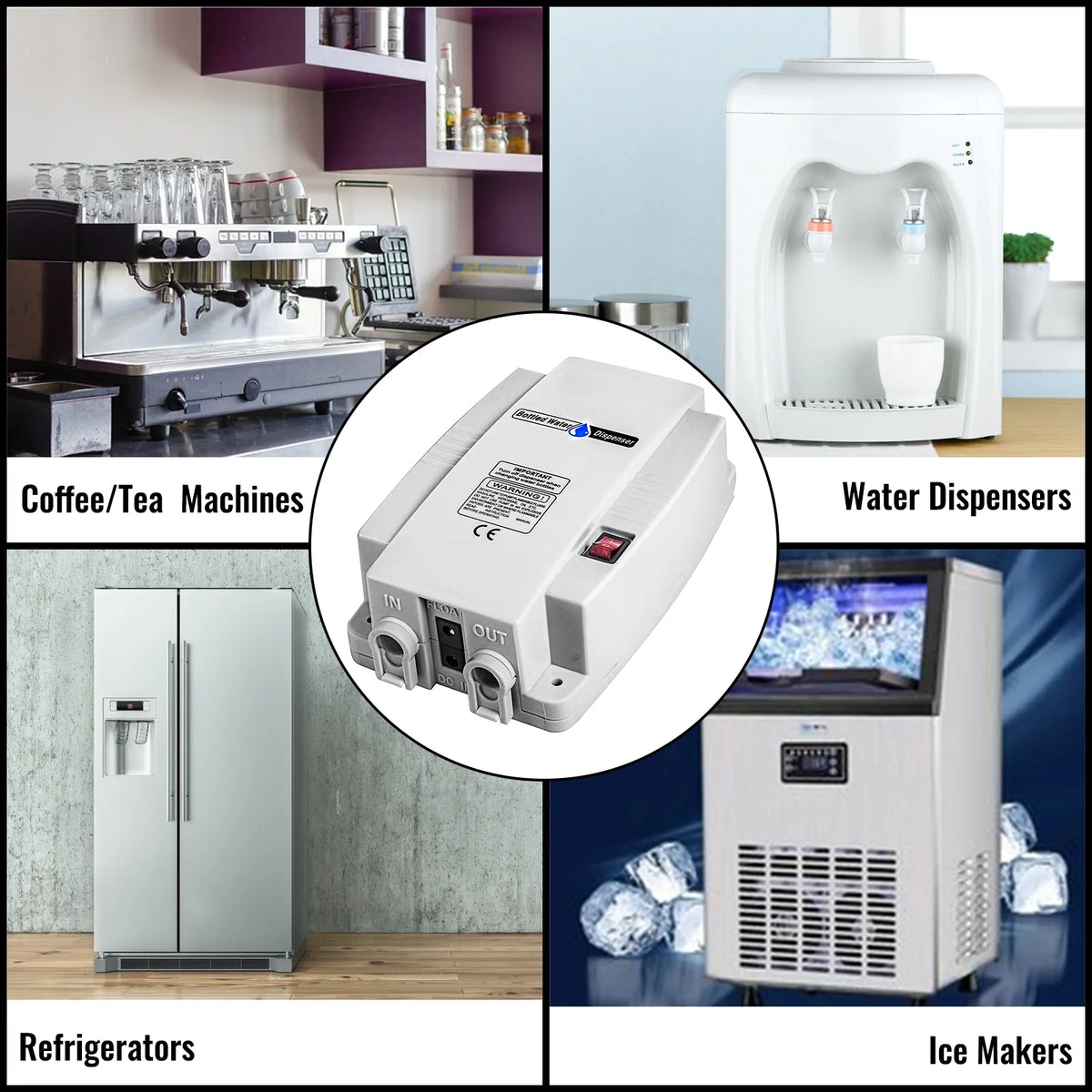 Bottled Water Dispensing System Single Inlet with AC/DC Adapter U24842