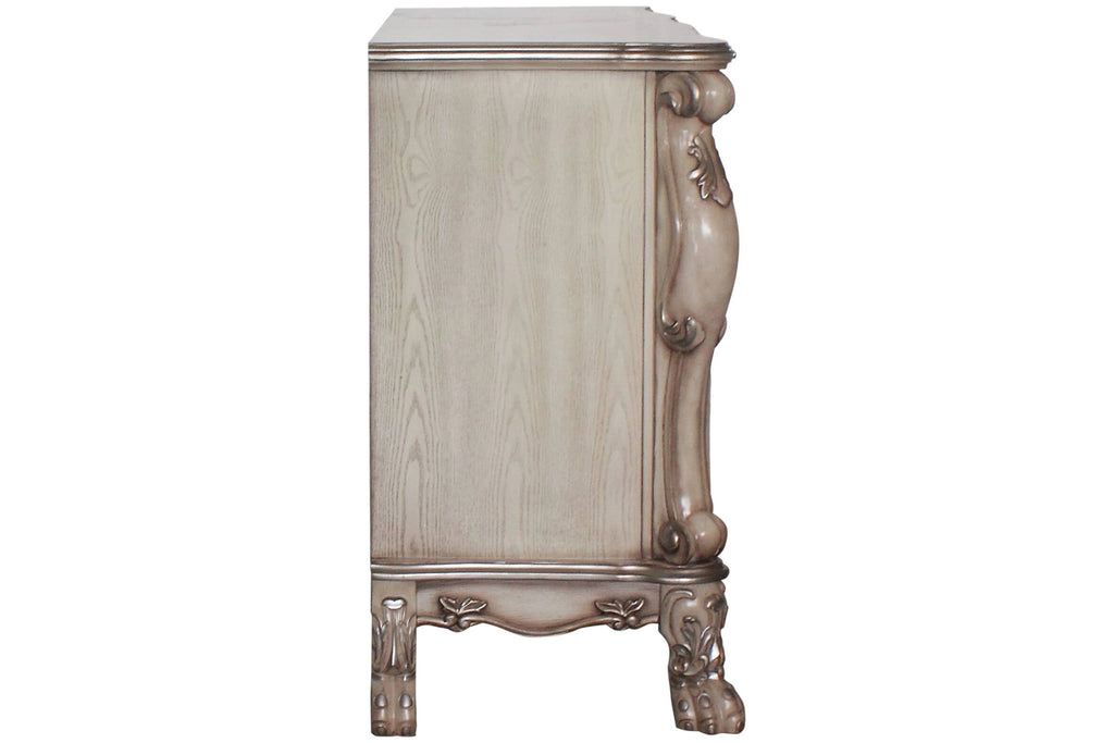 Vintage Bone White Dresser Q785