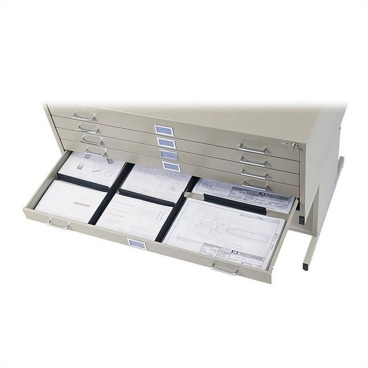 5 Drawer Metal Flat Files Cabinet J1803