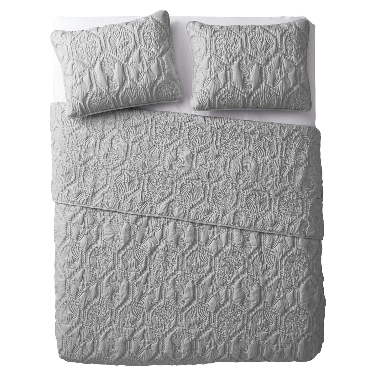 Green 3-Piece Queen Quilt Set O20168