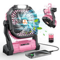 Portable Rechargeable Fan with LED Lantern Q633199