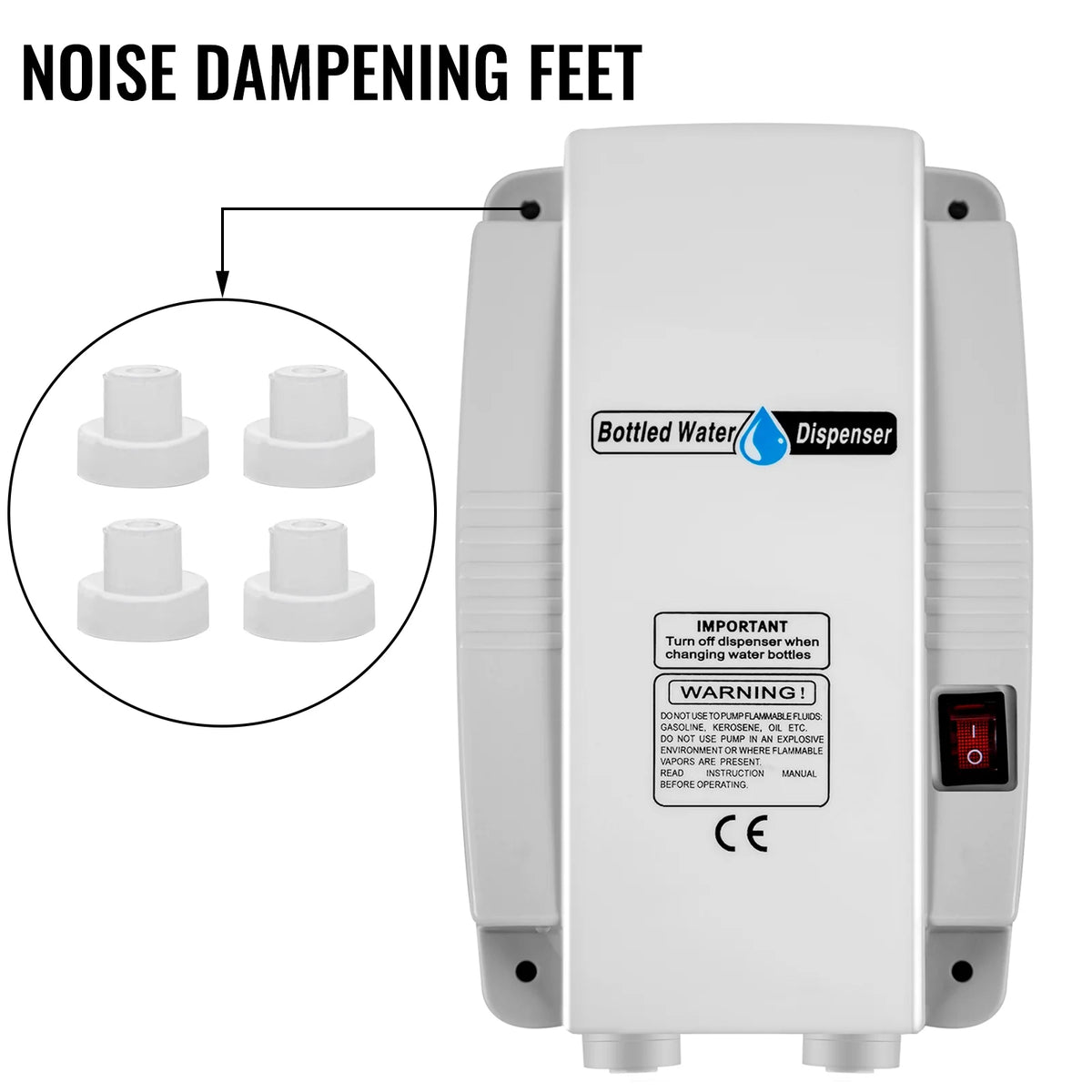 Bottled Water Dispensing System Single Inlet with AC/DC Adapter U24842