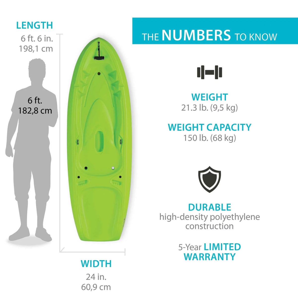 Lime Green Youth Kayak M75734