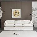 White 3 Seater Sectional Sofa W5246