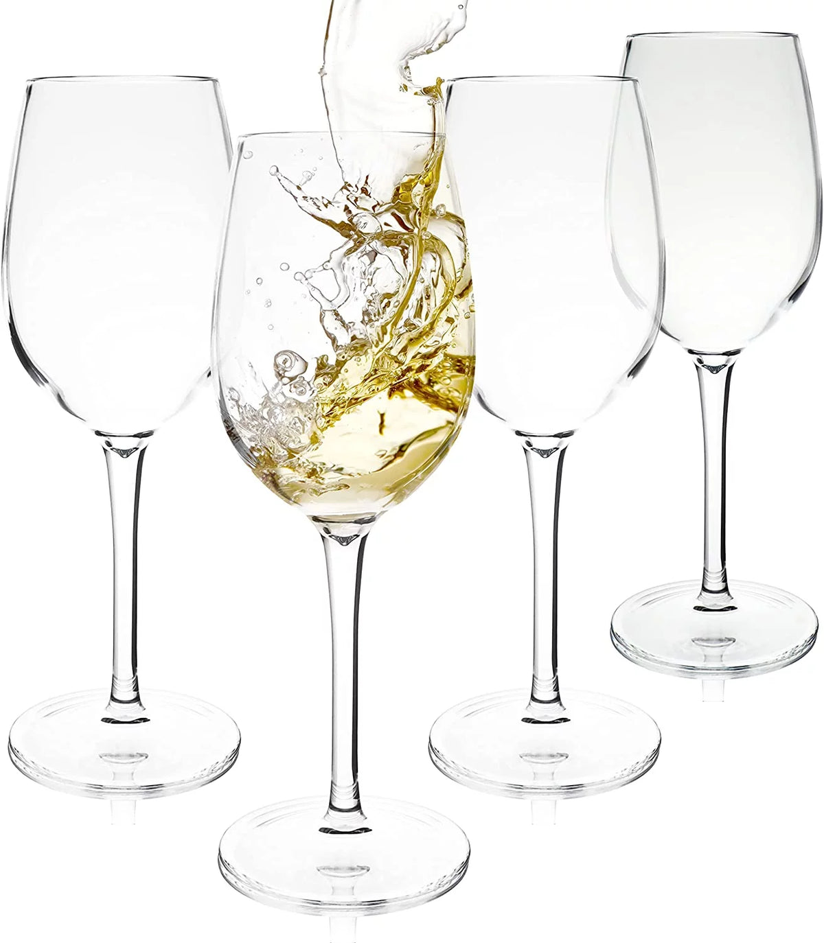 Unbreakable White Wine Glasses, 4 Pack V640