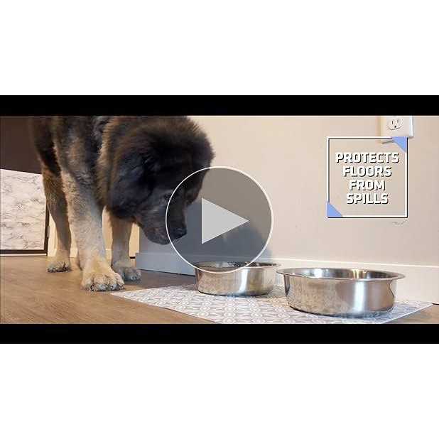 Pet Bowl Placemat Dog & Cat Food Feeding Mat H7235