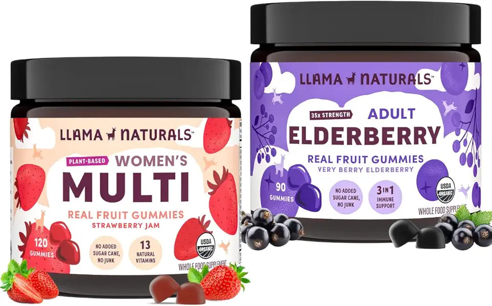 Elderberry Gummies + Women's Multivitamin Gummies Bundle Y82201