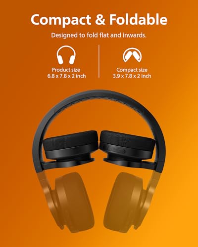 Wireless Over-Ear Bluetooth Headphones with Noise Canceling N257
