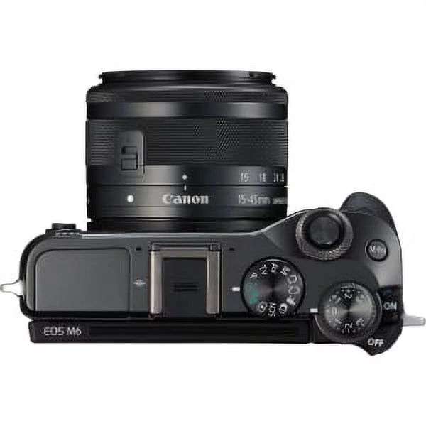 Mirrorless Digital Camera 24.2 MP APS-C 1080p Black Y655
