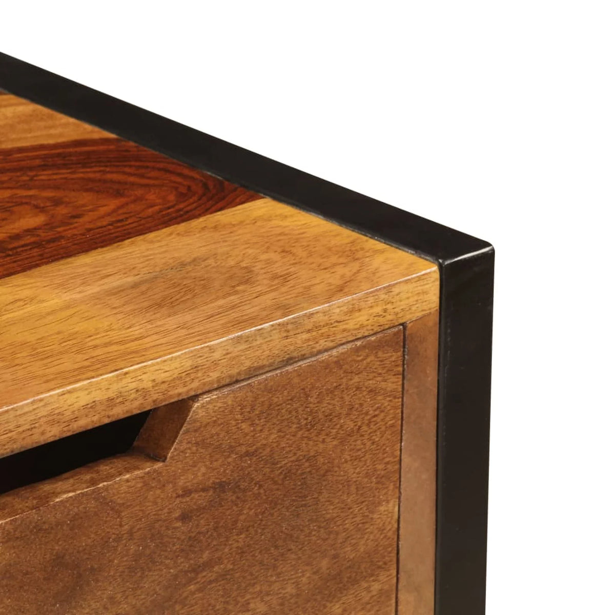 Solid Sheesham Wood Sideboard with 3 Drawers G907895