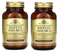 Biotin 1000 mcg 250 Vegetable Capsules 2 Packs D1303