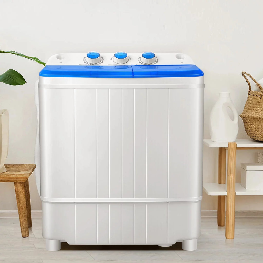 11lbs Washer & 6.6lbs Spin Dryer Combo Washing Machine Q2696