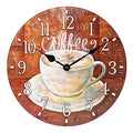 12-Inch Round Coffee Analog Wall Clock Z91172