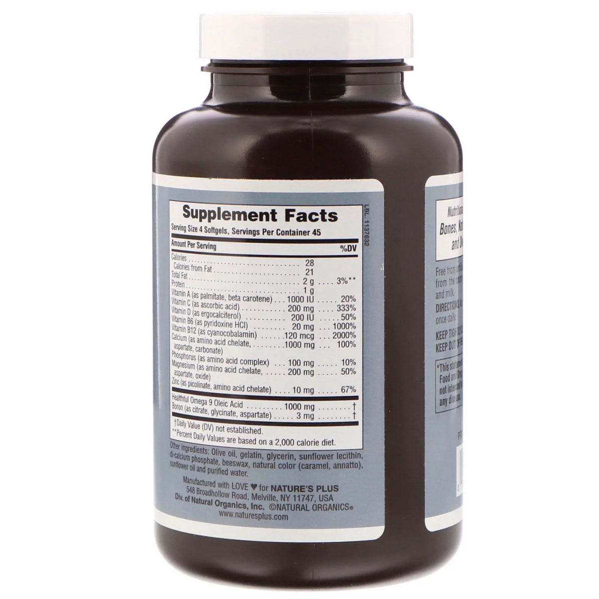 Bone Power with Boron 180 Softgels A960
