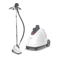 Standing Steamer with Garment Hanger, Fabric Brush and Easy-roll Wheels P854144