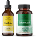 Mullein Leaf Extract and Goldenseal Capsules Kit C877