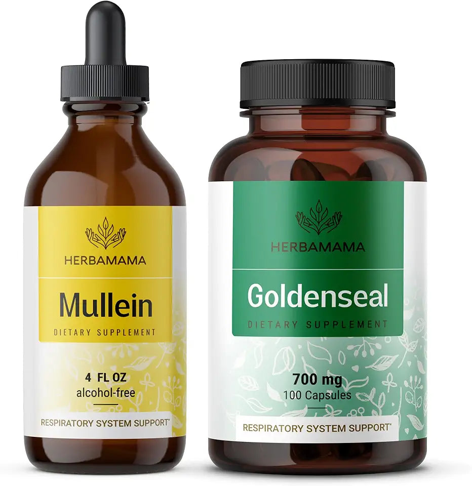 Mullein Leaf Extract and Goldenseal Capsules Kit C877