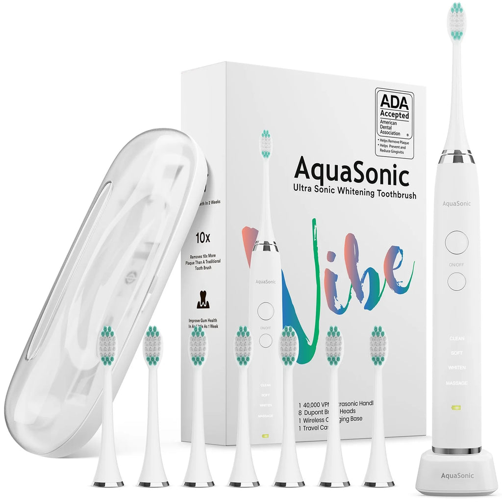 Electric Toothbrush with 8 Brush Heads & Travel Case J5493