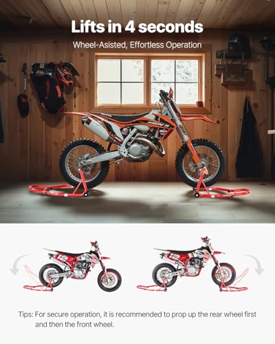850lbs Motorcycle Stand Lift Front Rear Combo P17596