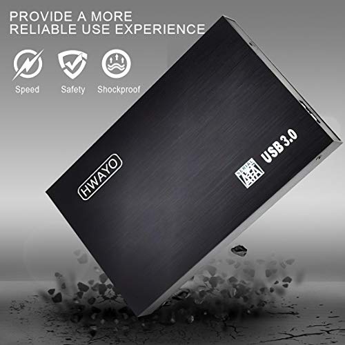 1TB Ultra Slim Portable External Hard Drive USB3.0 Silver C84391