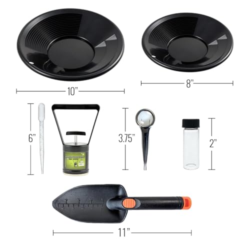 Gold Panning Kit 10pc Green Q420930