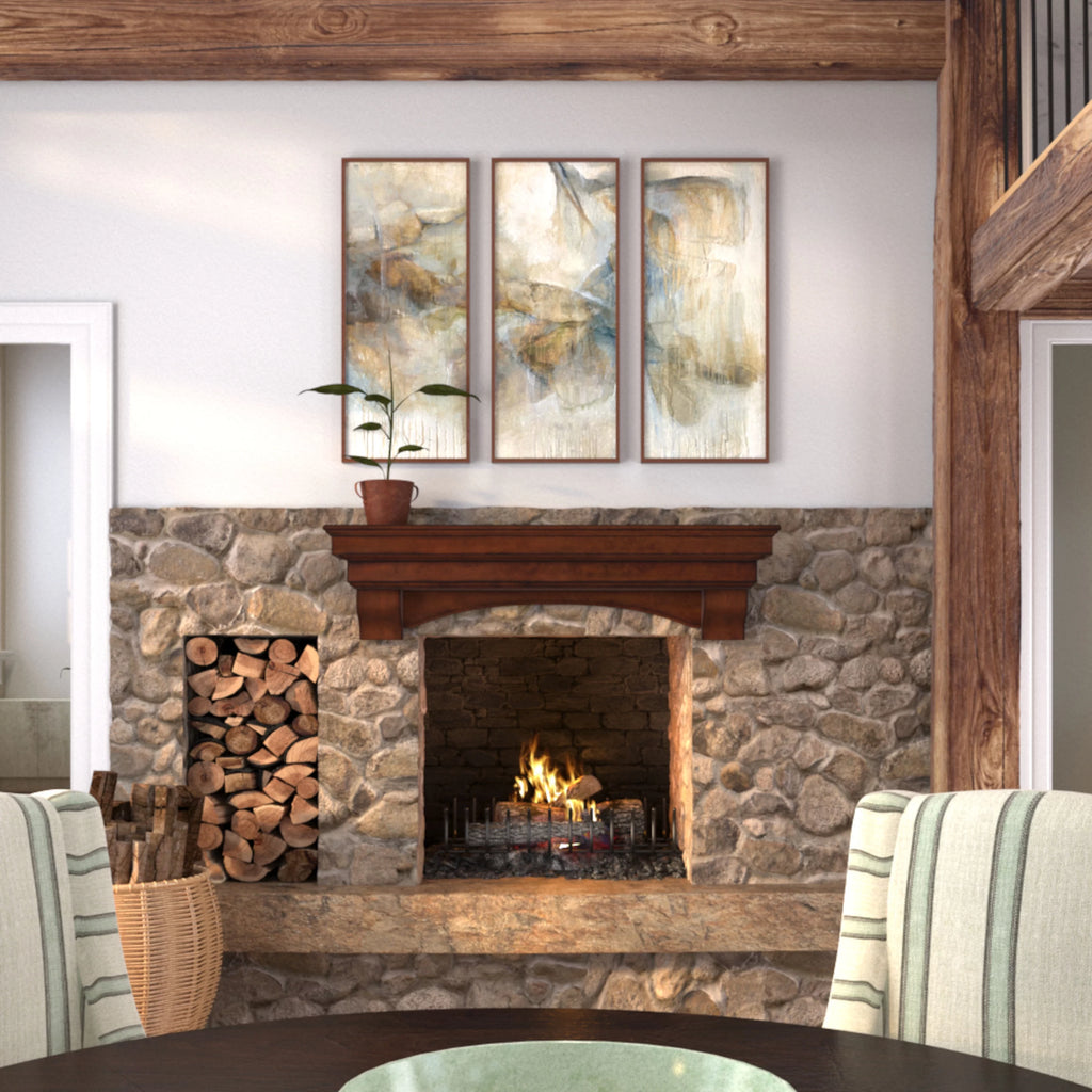 Unfinished Wood Mantel Shelf B65246